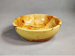 Handmade Wooden Bowl / Maple Burl Wood